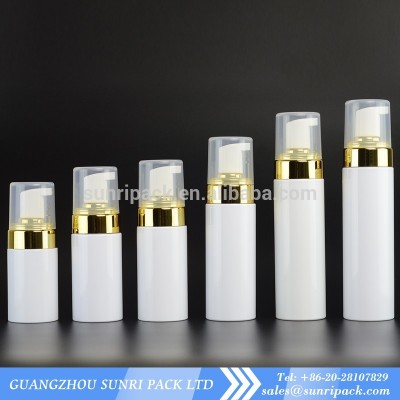 80ml 100ml 120ml 150ml 180ml 200ml golden foam pump plastic bottle for cleansing, shaving, face wash