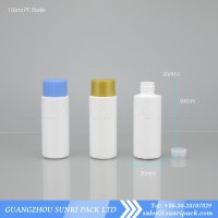 100ml hdpe bottle with screw bottle, toner plastic bottle