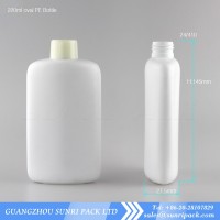 High Quality 220ml Super oval plastic bottle with screw cap